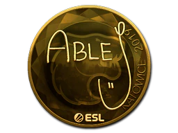 Sticker | ableJ (Gold) | Katowice 2019