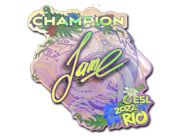 Sticker | Jame (Holo, Champion) | Rio 2022 image