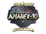 Sticker | AmaNEk (Gold) | Berlin 2019 image
