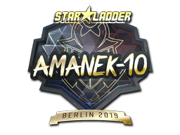 Sticker | AmaNEk (Gold) | Berlin 2019 image