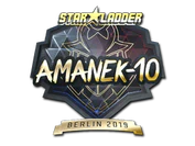 Sticker | AmaNEk (Gold) | Berlin 2019 image