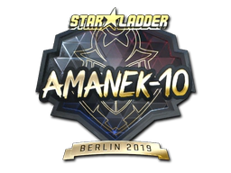 Sticker | AmaNEk (Gold) | Berlin 2019 image