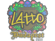 Sticker | latto (Embroidered) | Budapest 2025 image