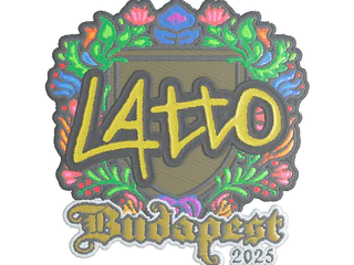 Sticker | latto (Embroidered) | Budapest 2025