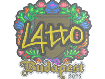 Sticker | latto (Embroidered) | Budapest 2025 image