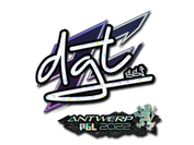 Sticker | dgt (Glitter) | Antwerp 2022 image