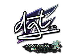 Sticker | dgt (Glitter) | Antwerp 2022 image