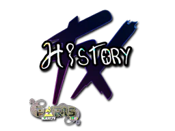 Sticker | History (Glitter) | Paris 2023