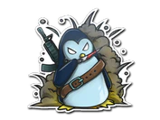 Sticker | War Penguin image
