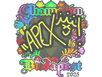 Sticker | apEX (Holo, Champion) | Budapest 2025 image