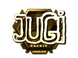 Sticker | JUGi (Gold) | London 2018 image