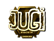 Sticker | JUGi (Gold) | London 2018 image