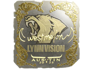 Sticker | westmelon (Gold) | Austin 2025