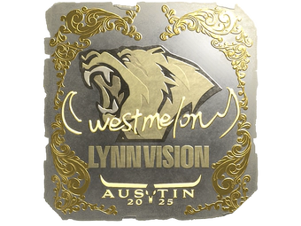 Sticker | westmelon (Gold) | Austin 2025 image
