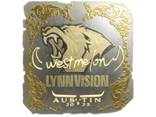 Sticker | westmelon (Gold) | Austin 2025 image
