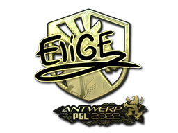 Sticker | EliGE (Gold) | Antwerp 2022 image