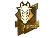 Sticker | G2 Esports (Gold) | Boston 2018 image