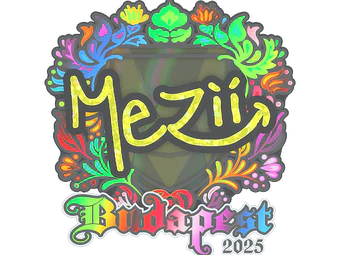 Sticker | mezii (Holo) | Budapest 2025 image