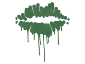 Sealed Graffiti | Kiss (Jungle Green) image