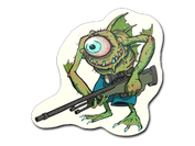 Sticker | Green Cyclawps image