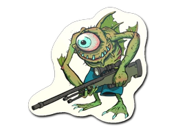 Sticker | Green Cyclawps image