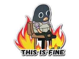 Sticker | This Is Fine (T) image