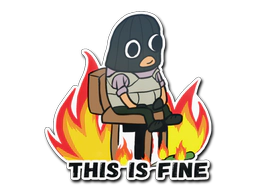 Sticker | This Is Fine (T) image