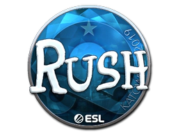 Sticker | RUSH (Foil) | Katowice 2019 image