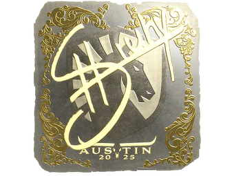 Sticker | siuhy (Gold) | Austin 2025 image