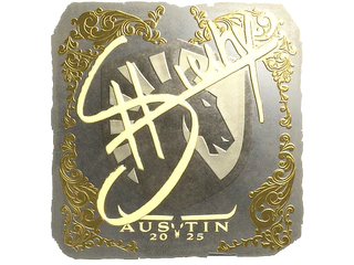 Sticker | siuhy (Gold) | Austin 2025