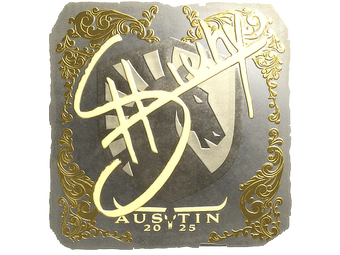Sticker | siuhy (Gold) | Austin 2025 image