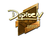 Sticker | dupreeh (Gold) | Boston 2018 image