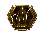 Sticker | mir (Gold) | London 2018 image