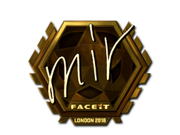 Sticker | mir (Gold) | London 2018 image