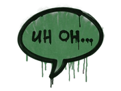 Sealed Graffiti | Uh Oh (Jungle Green) image