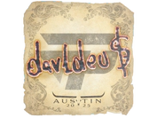 Sticker | dav1deuS | Austin 2025 image