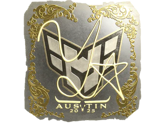 Sticker | yxngstxr (Gold) | Austin 2025 image