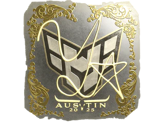 Sticker | yxngstxr (Gold) | Austin 2025
