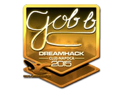 Sticker | gob b (Gold) | Cluj-Napoca 2015 image