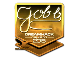 Sticker | gob b (Gold) | Cluj-Napoca 2015