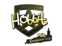 Sticker | HObbit (Gold) | Stockholm 2021 image