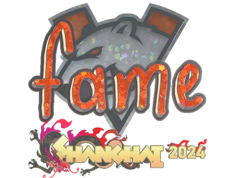 Sticker | fame (Glitter) | Shanghai 2024 image
