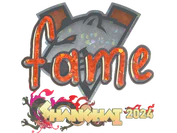 Sticker | fame (Glitter) | Shanghai 2024 image