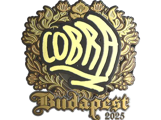 Sticker | cobra (Gold) | Budapest 2025