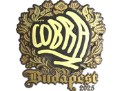 Sticker | cobra (Gold) | Budapest 2025 image