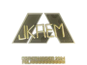 Sticker | jkaem (Gold) | Copenhagen 2024 image