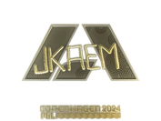 Sticker | jkaem (Gold) | Copenhagen 2024 image