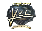 Sticker | yel (Gold) | Berlin 2019 image