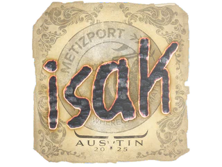 Sticker | isak | Austin 2025