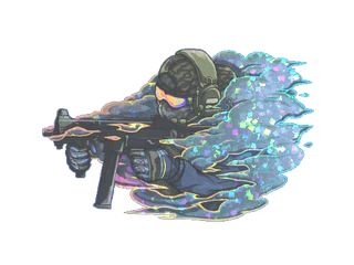 Sticker | Pushing Smokes (Glitter)